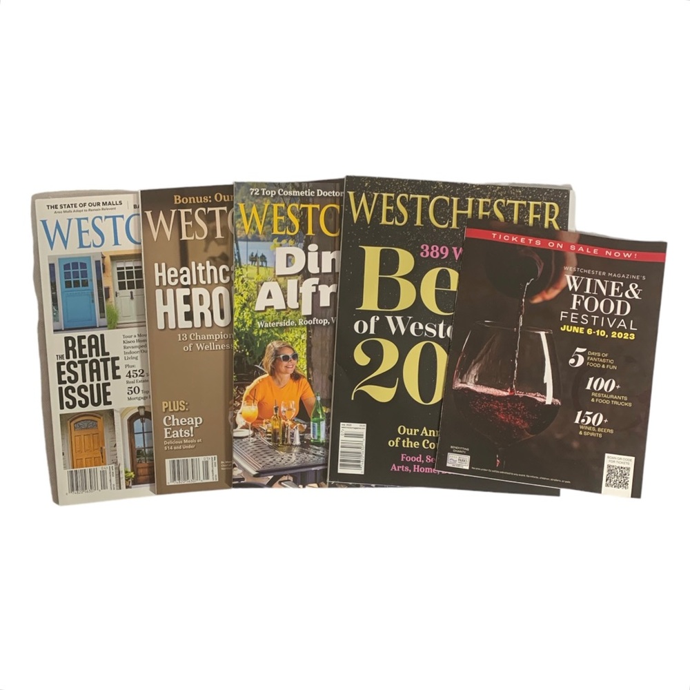 Westchester Magazine Lot Of 4 April May June July 2023